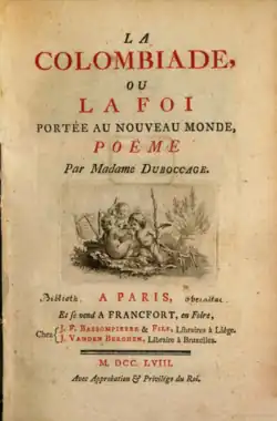 Image illustrative de l’article La Colombiade