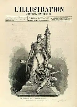 Couverture de L'Illustration du 28 juillet 1883.