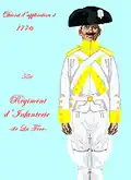 régiment de La Fère de 1776 à 1779