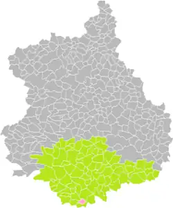 La Ferté-Villeneuil dans son arrondissement.