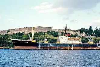 Le Métallurgiste Kourako en 1983 au port de la Havane.