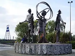 La Java des Gaspards, sculpture de Philippe Depienne.