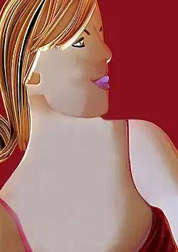 La jeune fille en rouge, Paperolles de Rémy Ryan Richards, 2012.