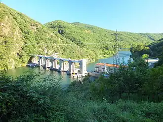 Le barrage de la Jourdanie.