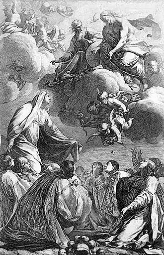 La Madone des Jésuites par Simon Vouet