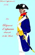 régiment de La Mark de 1776 à 1791.