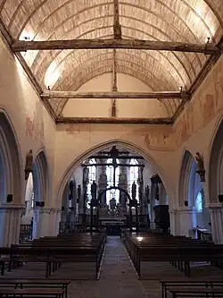 Intérieur de l'église.