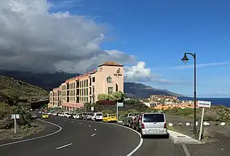 Entrée de Los Cancajos, côté sud