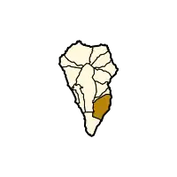 Localisation de Villa de Mazodans l'île de La Palma.