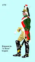 régiment de La Reine dragons de 1779 à 1786