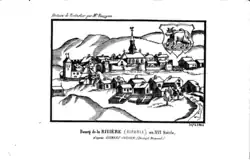 Vue du village de La Rivière (Doubs)