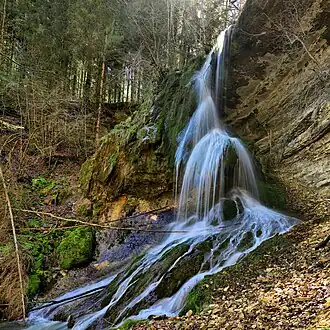 Cascade du ruisseau de Plainmont.
