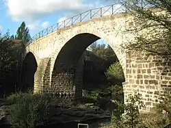 Pont de Mirande côté aval.