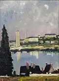 La Tour à plomb à Angers, musée des Beaux-Arts d'Angers.