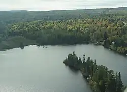 La Tuque vue du ciel.