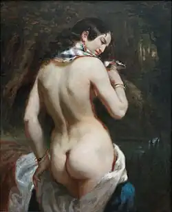 La Baigneuse par Théodore Chassériau (1842)
