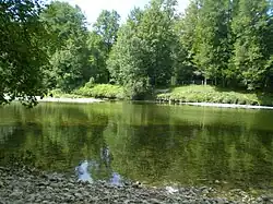 La Bienne au lieu-dit le Gour au Moines à Vaux-lès-Saint-Claude.