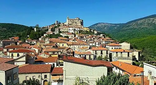 La cocathédrale dominant Marsico Nuovo.