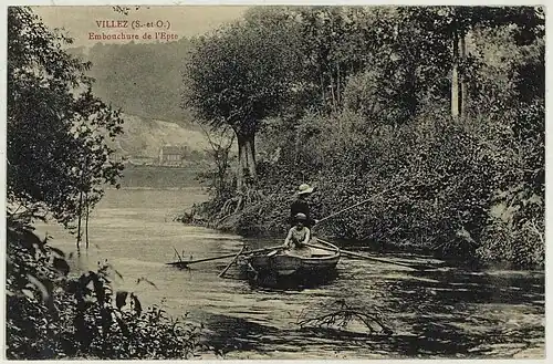 L'embouchure de l'Epte en 1900