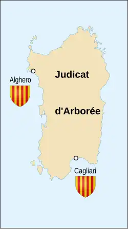 Le Judicat d’Arborée face à la couronne d’Aragon avant 1410