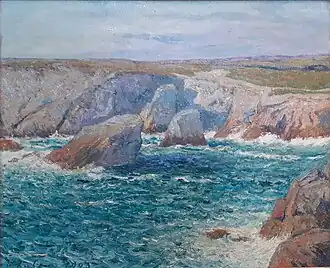 La Crique, côte sauvage, Quiberon par Maxime Maufra