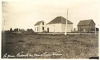 La ferme Bédard où il a séjourné