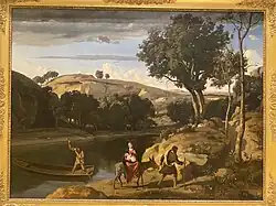 La fuite en Égypte de Jean-Baptiste Camille Corot