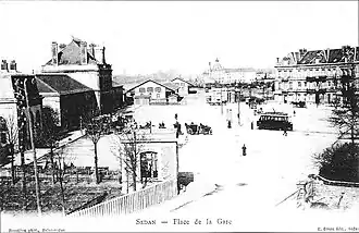 La gare et l'octroi.