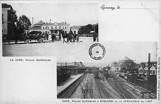 La gare et la retonde(date inconnue).