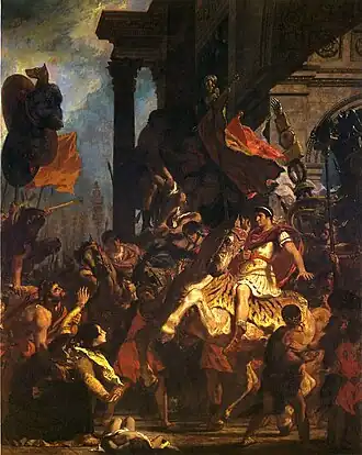 La Justice de Trajan, Eugène Delacroix, 1840, Musée des Beaux-Arts de Rouen.