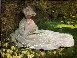 Claude Monet, La Liseuse (1871).