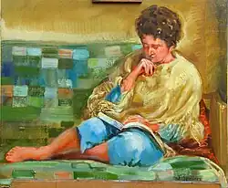 La liseuse à Rochehaut