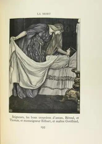 Le Roman de Tristan et Iseult illustré par Robert Engels (1900).