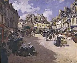 La Place Terre-au-Duc, 1910Fernand Legout-GérardMusée de Quimper