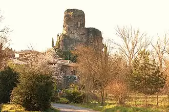 La roche d'origine volcanique.