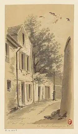Le No&nbsp;5 en 1879 (dessin de Jules-Adolphe Chauvet).