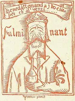 L'« Académie de la fiasque », société festive modénaise fondée par Formiggini