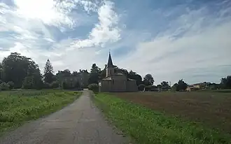 L'église et le château.