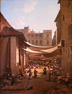 La Place couverte à Béziers (1871).