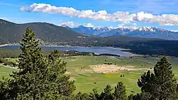 Le lotissement du Lac sur la rive sud.