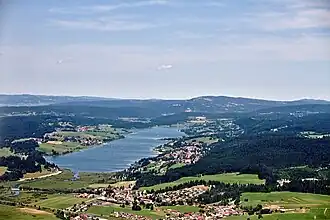 Le lac de Saint-Point.