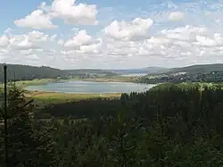 Vue du belvédère des 2 lacs