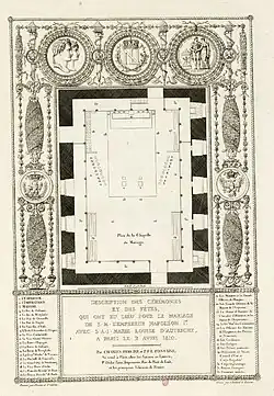 Description des cérémonies pour le mariage de S.M. l'Empereur Napoléon (1810).