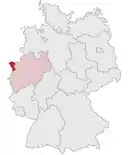 Drapeau de Arrondissement de Clèves