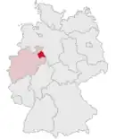 Drapeau de Arrondissement de Lippe