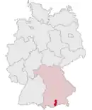 Drapeau de Arrondissement de Bad Tölz-Wolfratshausen