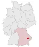 Drapeau de Arrondissement de Dingolfing-Landau
