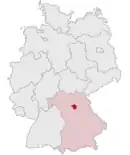 Drapeau de Arrondissement de Forchheim