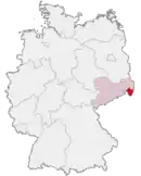 Drapeau de Ancien arrondissement de Löbau-Zittau