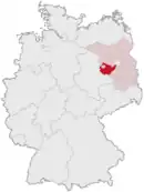 Drapeau de Arrondissement de Potsdam-Mittelmark